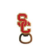 USC SC Interlock Core Solid Bottle Opener Magnet